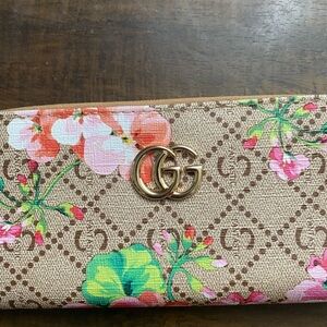 Floral Beige wallet